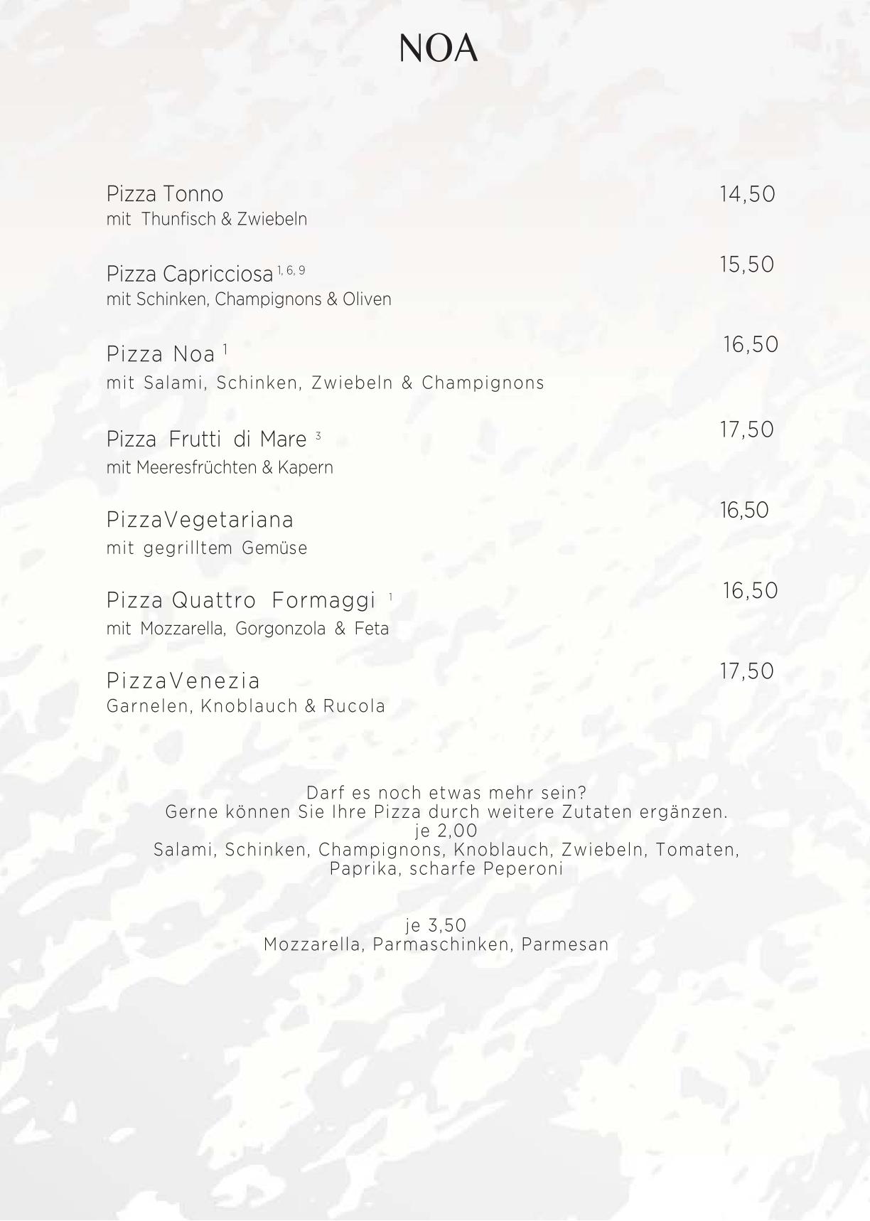Speisekarte 5 08