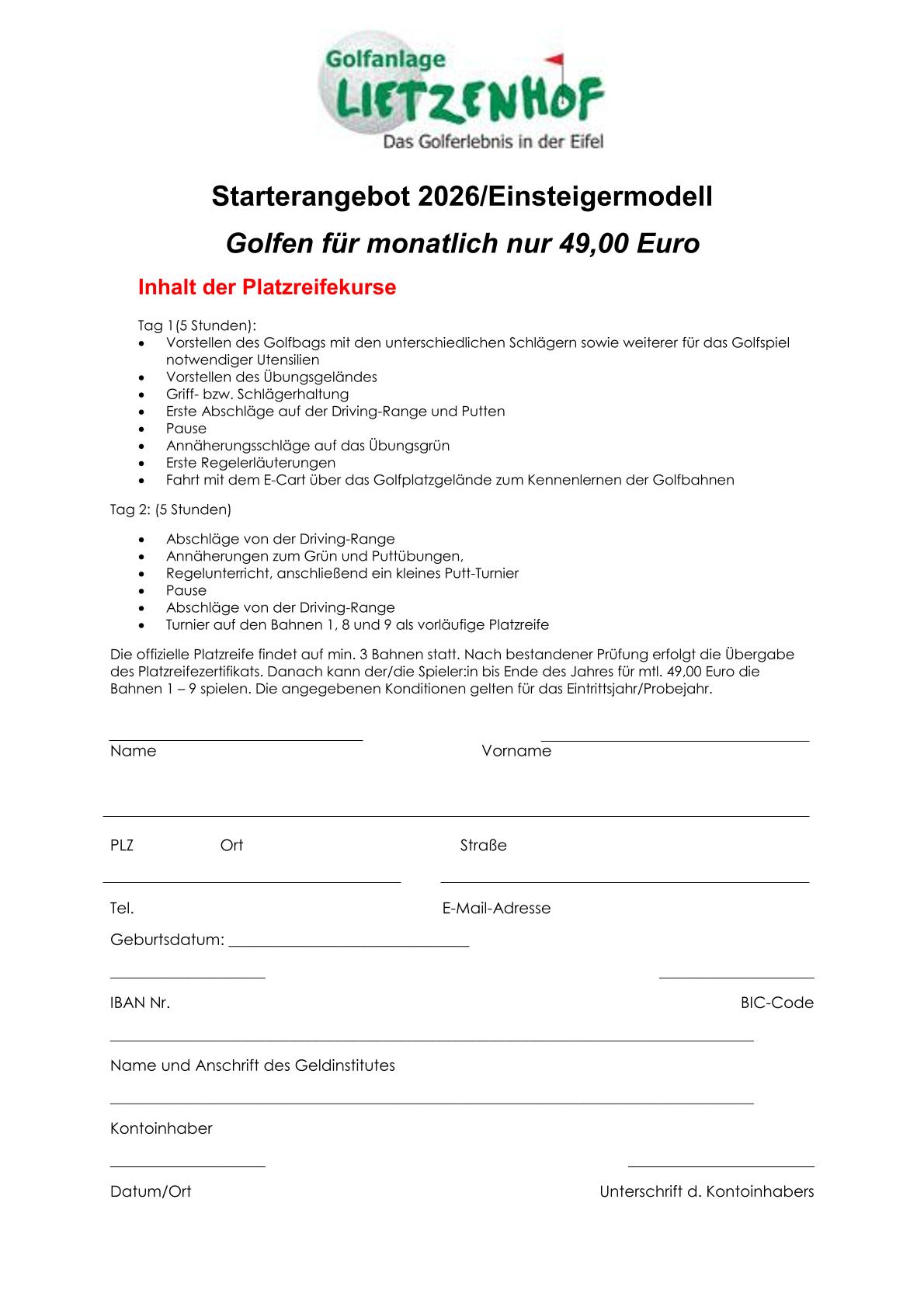 Starterangebot 2025 Vertrag 2
