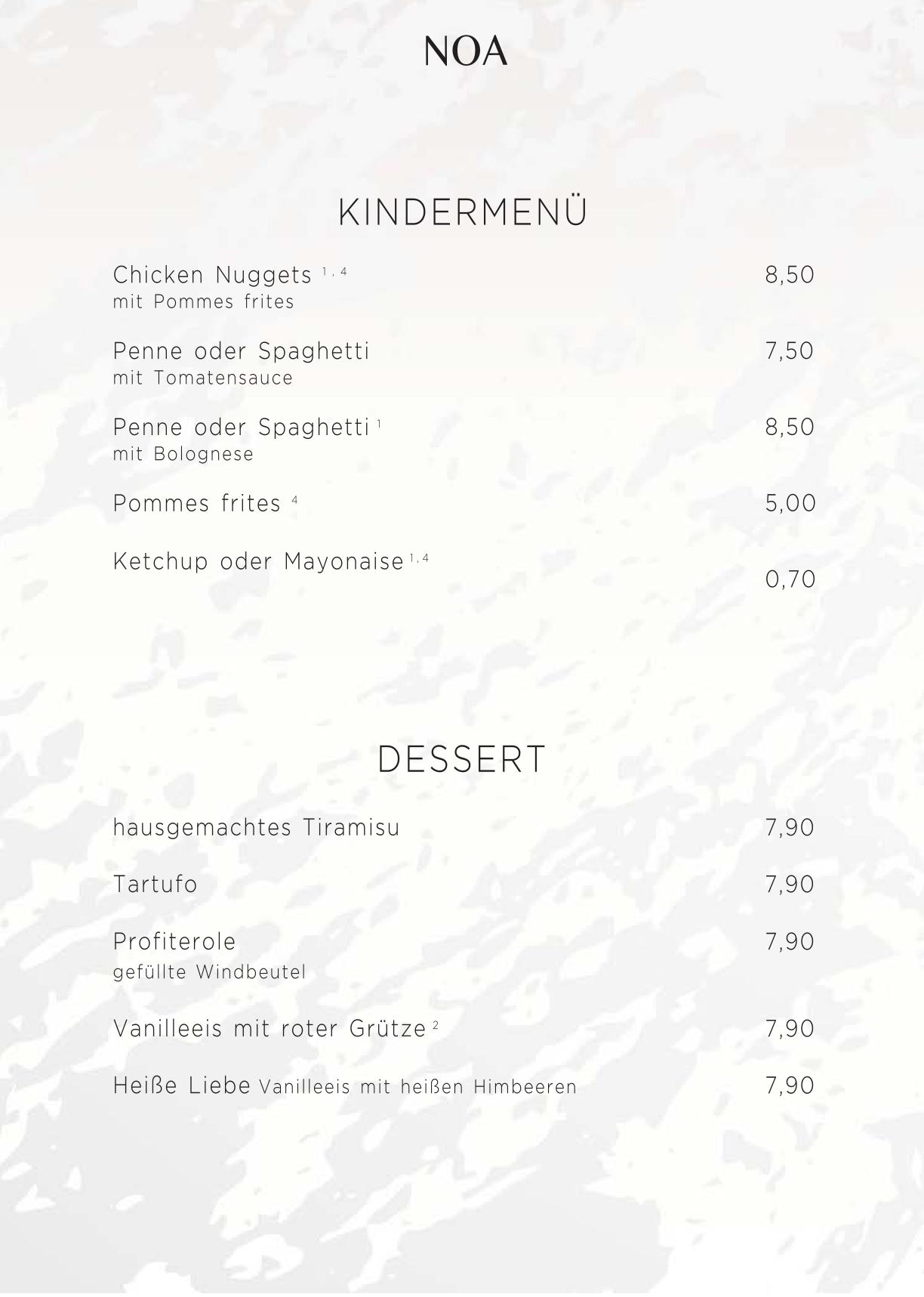 Speisekarte 5 11